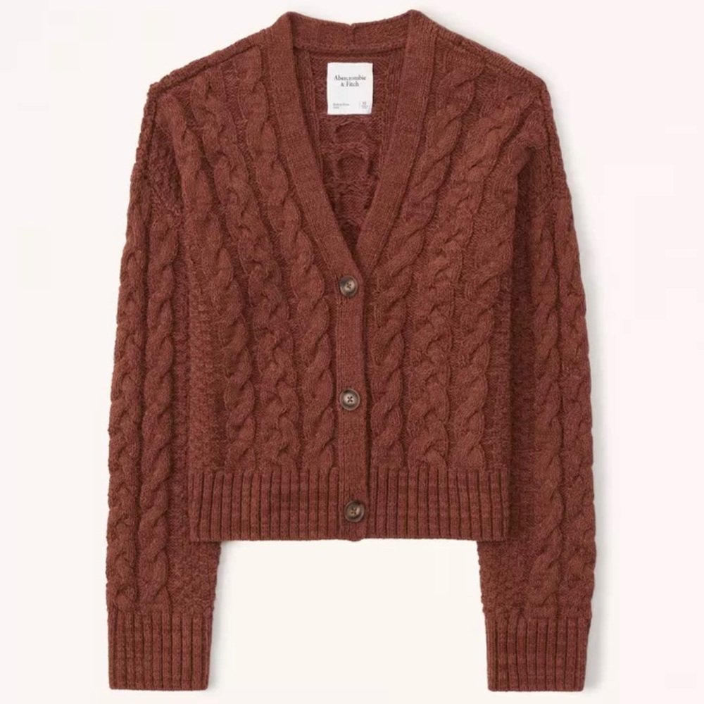 Abercrombie Cable Knit Cardigan